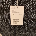 & Other Stories & Other Stories Black White Printed Faux Wrap Dress Photo 6