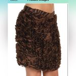 Michael Kors NWT  Chocolate Ruffle Skirt Size 6 Photo 3