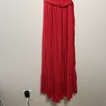 Majorelle  Revolve Red Mistwood Ruffle Trim Wrap‎ Maxi Midi Dress Size XL Photo 3