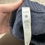 Lululemon  Texture Play Crew Sweater Size XL/XXL - Cadet Blue Photo 4