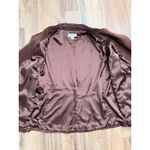 Preston & York Woman Genuine Suede Leather Jacket Brown Coat 3X Plus Size Photo 5