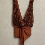 Free People Bronze Sequin Zuri set Photo 6