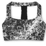 Gap Fit Black and White Sports Bra Photo 0
