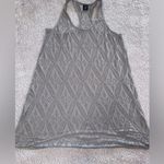 Gray Racerback Sleeveless Swim Coverup Size L Photo 0