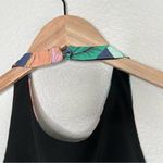 TALULAH Botanical Tropical Print Sleeveless Knee Length Halter Dress Size M Photo 5