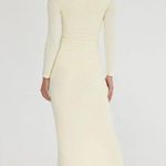 Significant Other Marie Bodycon Maxi Dress Butter Cream Womens Size 4 Photo 2