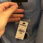 EXPRESS periwinkle purple blue rain Trench coat Photo 5