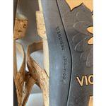 Vionic Women Sz 11 Amber Adjustable Sandal Ortho Arch Support Gold Cork Comfort Photo 10
