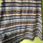 Free People  Mini Sweater Dress Gray Fair Isle Nordic Tunic Wool Blend Sz Medium Photo 4