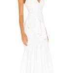 Katie May NEW NWT Arriba Ruffled Maxi Gown In Ivory Photo 1