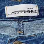 Ann Taylor LOFT Womens Mid Rise Button Fly Distressed Boyfriend Jeans Blue Sz 29 Photo 6