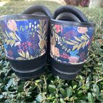 Sanita 40 Ardsley Floral Print Clogs Slip On 9.5 10 Comfort Nurse Shoes Photo 2