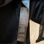 Chico's  Size 1 Lace Shirt Black Sheer Blouse Whimsygoth Romance Chico Medium Top Photo 3