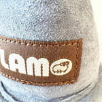 Lamo Blue Suede Sweater Cuff Shearling Boots Women’s Size 12 Warm Winter READ Blue Photo 3