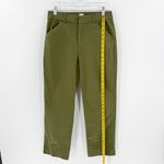 Gap  Green Slim Ankle Flat Front Khaki Pants Women's Size 8 Photo 10