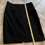 INC International Concepts High Rise Stretch Mini Solid Black Pencil Skirt Sz 4 Photo 1