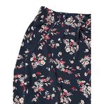 Torrid  Sz 0 Plus Floral Crop Pants‎ Blue Capri Boho Whimsy Sport Romantic Artsy Photo 8