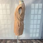 Maje blush pink silk cap sleeve zipper detail sheath dress size 1 or US small Photo 6