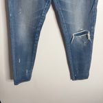 Moussy Vintage Lenwood Ankle Distressed‎ Blue Skinny Jeans Size 27 Stretch Photo 8