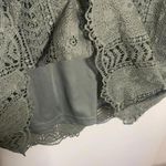 Tea N Rose ✅ green lace crochet short sleeve midi dress prairie boho modest Photo 4