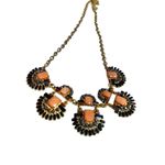 Francesca’s. Collection blue and coral necklace and matching coral earrings Photo 5