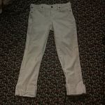 Citizens of Humanity White Dani Cropped Straight Leg Jeans 26 Classic Preppy Photo 0