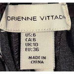 Adrienne Vittadini  Women's Black White Striped Pants Size 6 26" Inseam x‎ 15" Photo 2