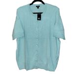 Torrid Size 1: Everyday Soft Cardigan Short Sleeve Crewneck Sweater Photo 3