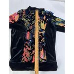 Weissman Black Velvet Sequin Bomber Jacket Rainbow Sparkle Dance Costume Top Photo 5