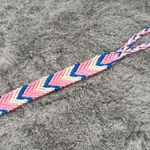 Francesca's Collections Pink and Blue Chevron Bracelet Photo 0