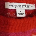 99 Jane Street L Jingle Bells Christmas Sweater with Real Bells Red Size L Photo 5