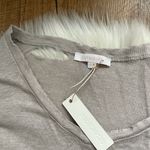 Olivaceous  Distressed Knotted Tee Photo 2