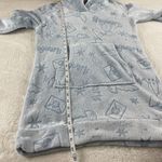 Harry Potter  Wizarding World Fleece Lounge Hoodie Womens Size‎ XS Blue Soft Cozy Photo 5