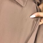 Aritzia Babaton Maeve Blazer Cardigan Small Brown Draped Oversized Button Photo 7