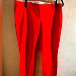 J.Crew Red Minnie stretch Straight Leg Pants Photo 0