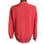 J.Crew chunky V-neck cotton cashmere blend cardigan sweater in poppy size XXS Photo 2