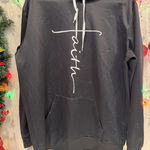 ENRFORCE Faith Christian Unisex Black Hoodie Sweatshirt One Size Size M Photo 0