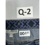 JM Collection Womans Excellent  Blue Jeans Cropped 10 Decal Accent 0046/Q2 Photo 2