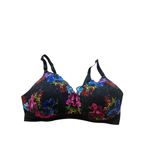 Torrid  Dream Wire Free Floral Embroidered Bra Black Size 40 DDD Photo 2