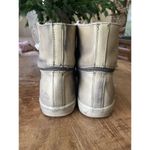 Le Crown Handmade in Italy Distressed Leather Convertible High Low Sneakers 37 Tan Size 7 Photo 2