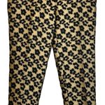Ann Taylor Ann Taylor Leopard Print Jacquard Cropped Ankle Pants Size 4P Photo 2