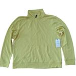 st. john's bay  New With Tags Yellow Classic Quarter Zip Womens Size Petite Small Photo 0