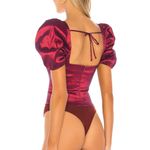 Majorelle  Cruz Bodysuit in Maroon Photo 3