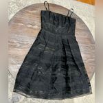 White House | Black Market Ribbon Stripe Strapless Cocktail Dress - Sz 8 - EUC Photo 15