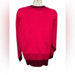 VTG Moods By Krizia Lambswool Angora Dark Pink Cardigan Sweater L Pockets Cozy Size L Photo 5