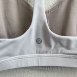 Lululemon White Arise Light Support Racerback Athletic Workout Sports Bra Photo 9