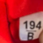 Miu Miu Madras Leather Denim 2Way Bag Shoulder Bag Red - Preowned Photo 15