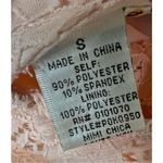 Mimi Chica Pink Lace Short Romper Photo 4