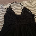 Free People one black lace top mini swing dress xs Photo 3