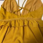 Emory park  mustard maxi dress so pretty and feminine size medium Photo 4